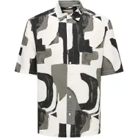 Only & Sons Onsharvi Life Ss Aop Shirt Noos - Black - L