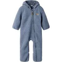 Name it Nbmmall Sherpa Suit - Blue - 74-80