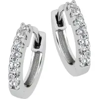 Lykken Casuals zirkonia korvarenkaat hopea 13 mm