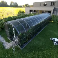 BAUMERA Kasvihuone Tube, polykarbonaatti, 12 x 3 m