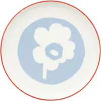 Marimekko Unikko Plate 20Cm - White - Ø 20 CM