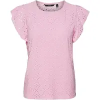 Vero Moda Vmtassa Sl Frill Top Noos - Pink - XS
