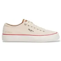 Pepe Jeans for man. PMS300017 Trainers Taylor Original beige (44), Fabric, Flat, Laces, Casual