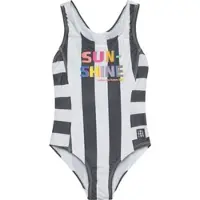 Color Kids Swimsuit Sporty, Aop - Grey - 116