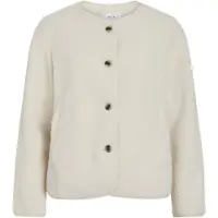 Vila Viada Teddy Jacket - Noos - Cream - 44