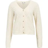 Object Objnoa L/S V-Neck Knit Cardigan Noos - Cream - XL