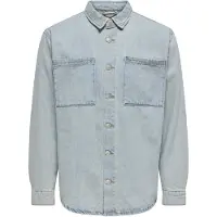 Only & Sons Välikausitakki 'ONSALP' sininen denim