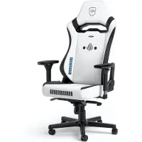 Noblechairs HERO ST Gaming Chair - Stormtrooper Edition, keinonahkaverhoiltu pelituoli, valkoinen/musta
