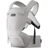 MOMCOZY Baby Carrier Air Mesh Hip Seat Carrier Grey - Grey - ONE SIZE