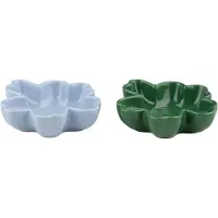 Marimekko Unikko Shape kulho Ø11 cm 2 osaa. Vaalea sinivihreä