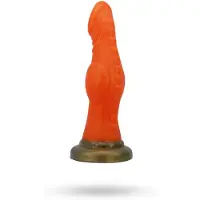 Vuxen Blazeheart Charger Rippled Monster Silicone Dildo 18,5 cm