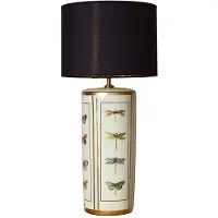 PR Home Pöytävalaisin Lucca, Musta, Olohuone/ruokailutila, Tekstiili/kangas/silkki, Vintage