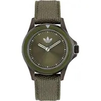 Adidas Originals Kello - AOFH23017 - Vihreä Kankainen - 44mm - 5 baaria