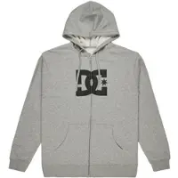 Dc-shoes Star Vetoketjullinen huppari heather grey Koko XS