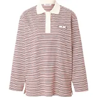 Copenhagen Studios Cph Poloshirt 1 Cotton Red Striped - Pink - M