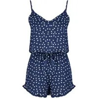 Trendyol Pyjamashortsit indigonsininen / valkoinen