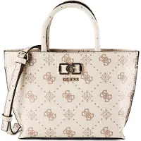 GUESS for woman. HWGP9928750 Emelie Logo Mini Tote beige (OSFA), Casual, Polyurethane