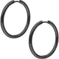 Wildcat Little Hoops - Črna, 25,0 mm