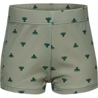 Hummel Hmlmini Bee Aop Swim Shorts - Khaki green - 74