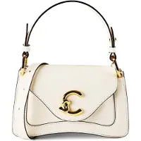 Coccinelle C-Me Käsilaukku Nahka 21 cm Beige