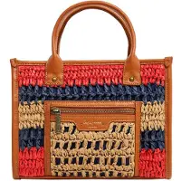 Pepe Jeans for woman. PL0300105 Zadie London bag beige, red (OSFA), Casual, Paper