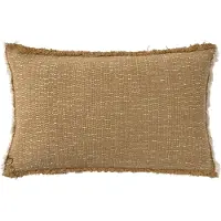 Lorena Canals Handloom Rectangular Cushion Ochre - Brown - 30X 50CM