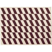 HAY Shift Kelim matto 170x240 cm Burgundy