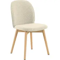 Ebuy24 2 tuolin sarja Cindy, hiekanvärinen