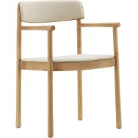 Normann Copenhagen Timb käsinojatuoli Tan ash-Hallingdal 220