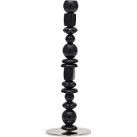 Pols Potten - Beads kynttilänjalka S 34 cm musta