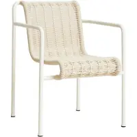 HAY Palissade Cord Dining käsinojatuoli Cream white