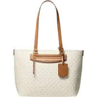 Michael Kors for woman. 30S6GTVT2B Jet Set Travel tote bag medium beige (OSFA), Casual, Canvas