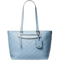 Michael Kors for woman. 30S6GTVT6B Jet Set Travel tote bag medium blue (OSFA), Casual, Leather
