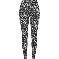 Urban Classics Leggingsit harmaa / musta / valkoinen