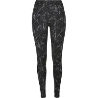 Urban Classics Leggingsit savunsininen / musta / valkoinen