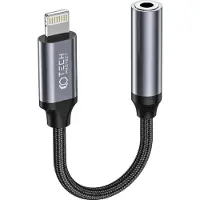 Tech-Protect UltraBoost adapteri Lightning-3.5mm - Musta