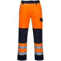 Portwest MV36 modaflame oranssi/navy ris housut