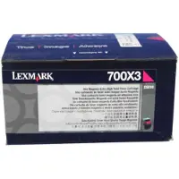Lexmark 700X3 Extra High Yield -laservärikasetti, magenta