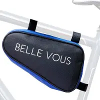 Hobby Hall Belle Vous Kolmionmuotoinen Pyörän Rungonlaukku 1.2L – Vedenpitävä, Kevyt ja Turvallinen Säilytys, Trikampis dviračio krepšys, Belle Vous, 15 x 27 cm, 1,2 l, poliesteris, atsparus vandeniui, leng