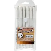 Spree Technical Pen for Drawing Brown Tone Set
