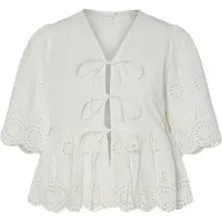 Y.A.S Yascornelia 2/4 Tie Top S. Noos - White - 34
