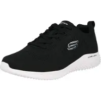 SKECHERS Matalavartiset tennarit 'BOUNDER-RINSTET' musta / valkoinen