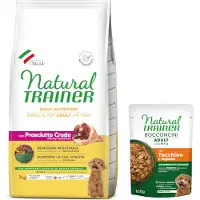 NATURAL TRAINER 2x7kg Prosciutto Small & Toy Adult koiranruoka