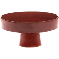 Serax La Mère Bowl With Foot - Tarjoiluvadit Kivitavara Venetian Red - B5123038-317