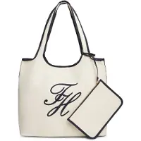 Tommy Hilfiger Th Summer Tote Canvas - Cream - ONE SIZE