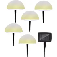 Grundig Aurinkoenergialla ladattu puutarhavalo 5-pack lämpimän valkoisella valaistuksella