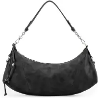 Fredsbruder Stay With Me Olkalaukku Nahka 48 cm Musta