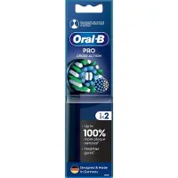 Oral-B Hammasharjan päät EB50-2 Cross Action Pro, musta, 2 kpl.
