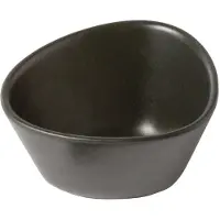 Lind DNA Curve Stoneware kulho S 10x11 cm Black