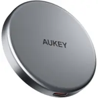 Aukey MagFusion Aura Magnetic 15W, Sisätila, USB, Langaton lataaminen, Hopea (157020)